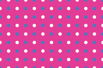seamless polka dots pink background pattern