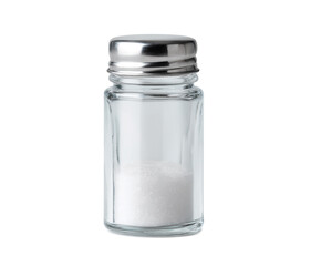 Salt shaker with a transparent background