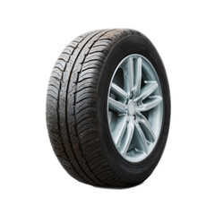 Obraz premium Close up of a tire with a transparent background