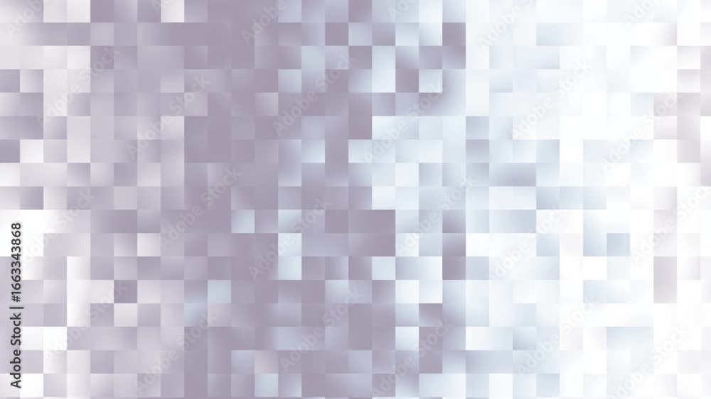 Poster white grid grunge textured subtle smooth soft gray black background animation of pixel squares fract