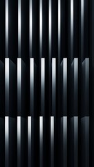 Abstract architecture with vertical lines in black and white color