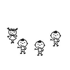 Happy kids doodle 