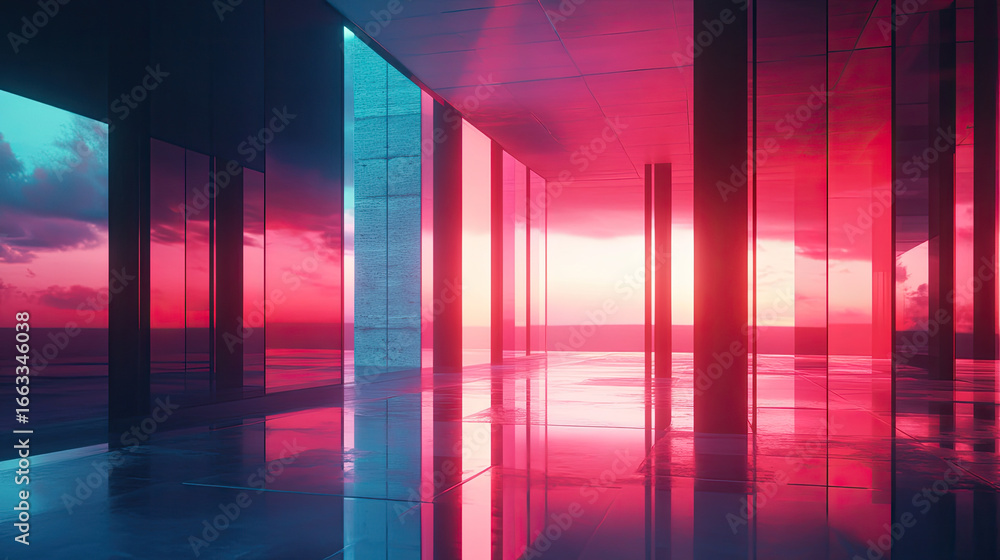 Poster light-infused gradient on a minimal digital background with clean, sleek color transitions.