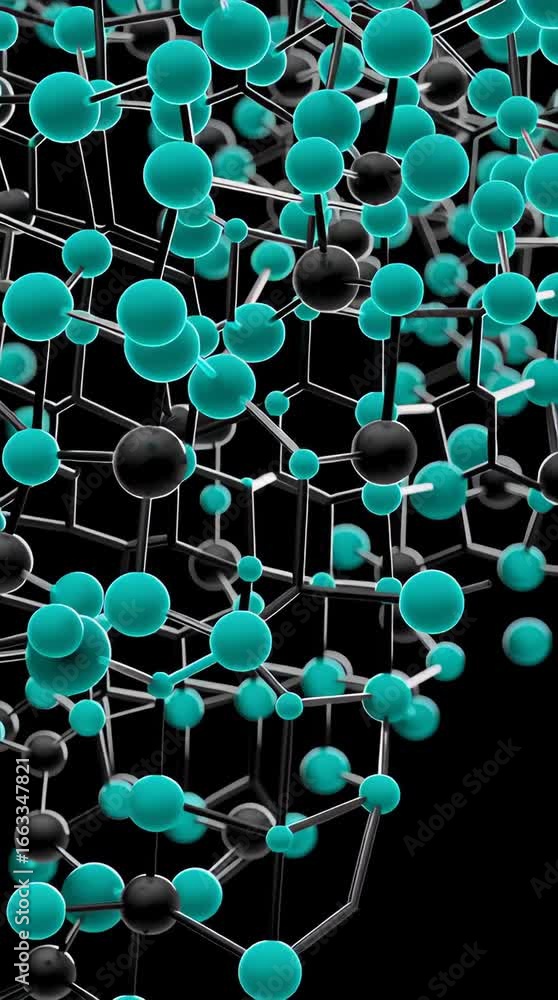 Poster exploring molecular structures and their significance in science and technology