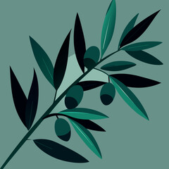 a-close-up--high-angle-shot-of-dark-green-olive-br.eps