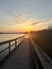 Obraz premium sunset on the beach