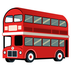 london bus vector illustration