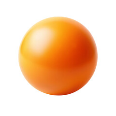 orange ping pong ball	