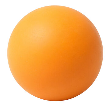 orange ping pong ball	