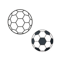 Fototapeta premium Classic american football design isolated on white background