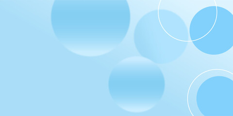 Abstract geometric background gradient soft light blue bokeh for Graphic Business background hitech technology digital design illustration.