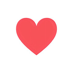 Red Heart Symbol: Perfect for Love, Valentine's Day, Romance & Passion Projects