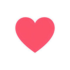 Pink Heart Symbol: Perfect for Love, Valentine's Day, and Romance Designs