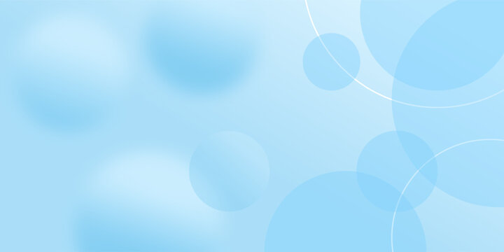 Abstract geometric background gradient soft light blue bokeh for Graphic Business background hitech technology digital design illustration.