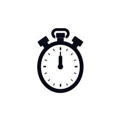 Stopwatch Icon: Time Management & Efficiency Symbol
