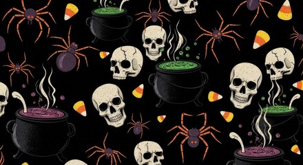 Halloween pattern design