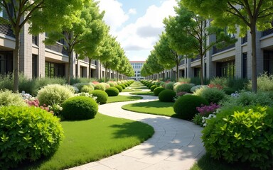 Local governments embrace urban greening projects. High quality
