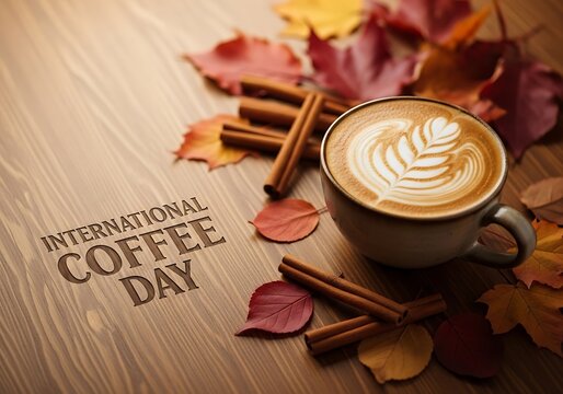 International Coffee Day Latte Art Creations