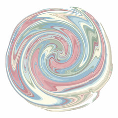 Fototapeta premium Abstract Pastel Fluid Shape Illustration