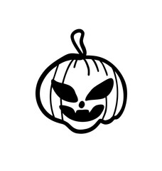 halloween pumpkin head