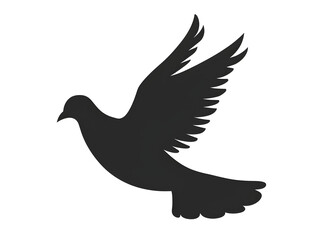 simple dove silhouette