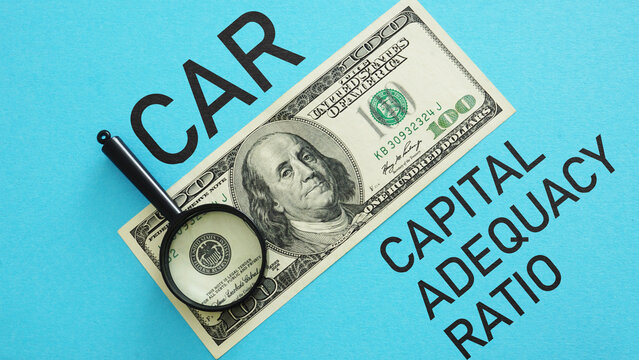 Capital adequacy ratio CAR is shown using the text