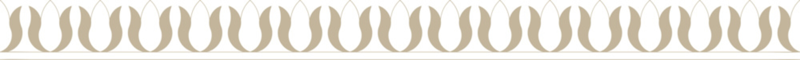 Indian Traditional Floral Motif Decorative Border	