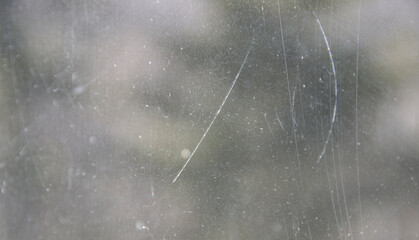 abstract background scratches and dirt on glass
