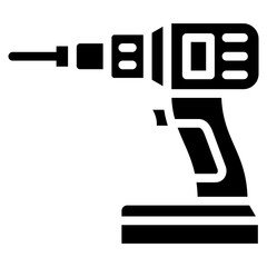 Drill  Icon Element For Design