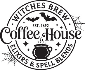 Witches Brew Coffee House Halloween