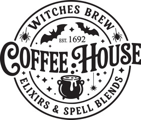 Witches Brew Coffee House Halloween