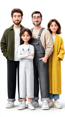 Carpenter, Friendly cartoon carpenter character surrounded by cheerful elements, ideal for playful or creative projects.