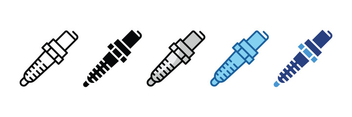 Spark Plug  Icon Element For Design