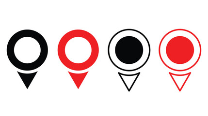 Map Pin Icon Element For Design vector eps10.