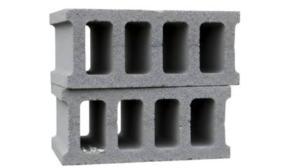 Durable concrete building blocks stacked neatly showcasing construction materials for modern projects and structural integrity