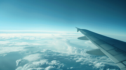 blue sky with clouds . nature background