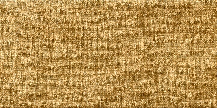 Detailed close up of natural yellow beige linen textured fabric background - Powered by Adobe
