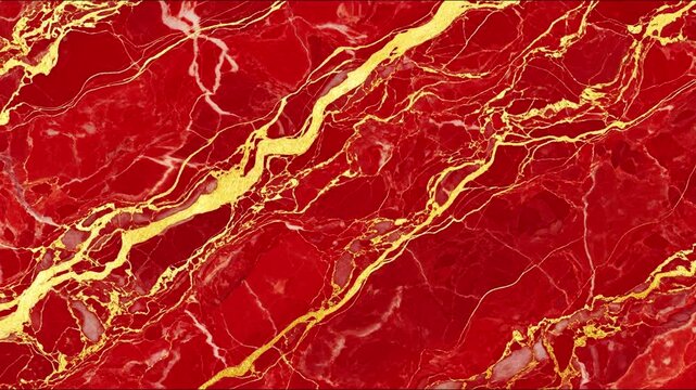 Red and gold marble texture for luxury background tile wallpaper