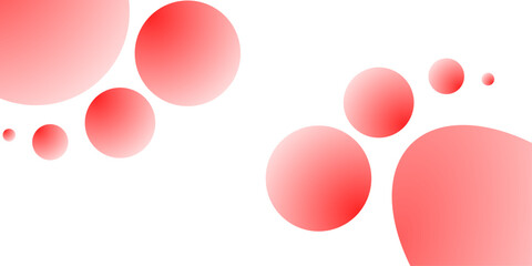abstract round shape background. Abstract Design with Pink and Peach Spheres on Soft Background. Colorful 3D Circles on Dark Blue Background with Shadows. Gradient geometric background. 