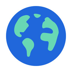 A puzzle piece-shaped earth globe icon illustrates the concept of a global business solution