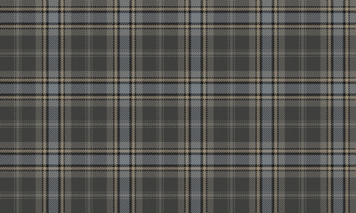 Seamless plaid patterns in dark grey, beige, blue, and black create a sleek and contemporary feel. Perfect for classic and unique designs, such as skirts, pants, and shirts.