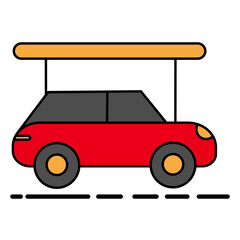 Obraz premium vector illustration of a car