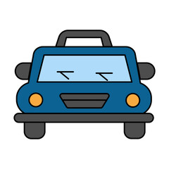 vector illustration of a cartoon car