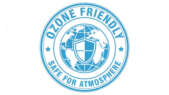 Ozone Friendly Globe Shield Safe Atmosphere Illustration