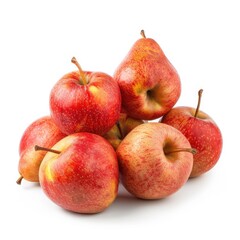 Pile of red apples and a pear