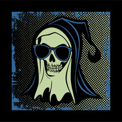 Halloween t shirt design vector for print