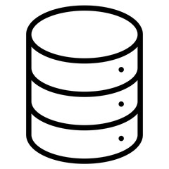 Data base icon in vector illustration