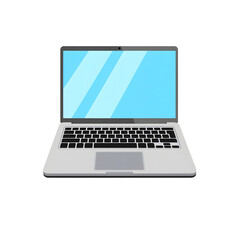 Colorful Laptop Mockup with Bright Display