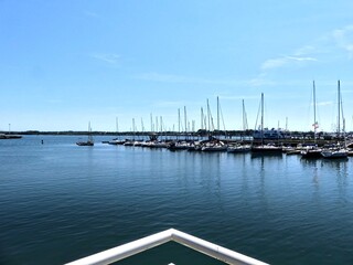 Lorient, August 2025 - Visit the beautiful city of Lorient in Brittany - View of the port
