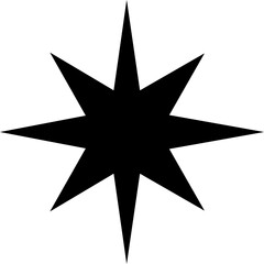 Obraz premium Sparkle Star Icon -. Shine Symbol, Twinkle stars icons. Shining stars collection. Different star shapes. Vector Illustration !